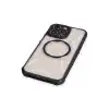 Apple İphone 13 Pro Max Kılıf Prag Magneticsafe Kapak - Siyah