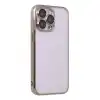 Apple İphone 13 Pro Max Kılıf Razer Lensli Silikon - Gold