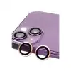 Apple İphone 13 Raze Metal Kamera Lens - Pembe