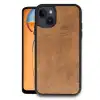 Apple İphone 14 Kılıf Aras Deri Kapak - Taba