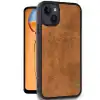 Apple İphone 14 Kılıf Aras Deri Kapak - Taba