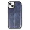 Apple İphone 14 Kılıf Flip Cover - Lacivert