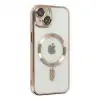 Apple İphone 14 Kılıf Kross Magneticsafe Kapak - Gold