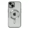 Apple İphone 14 Kılıf Kross Magneticsafe Kapak - Gümüş