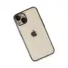 Apple İphone 14 Kılıf Razer Lensli Silikon - Siyah