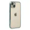 Apple İphone 14 Kılıf Razer Lensli Silikon - Yeşil