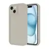 Apple İphone 14 Kılıf Viera Silikon - Krem