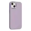 Apple İphone 14 Plus Kılıf Asya Deri Silikon - Lila