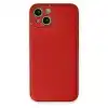 Apple İphone 14 Plus Kılıf Coco Deri Silikon Kapak - Kırmızı