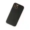 Apple İphone 14 Plus Kılıf Coco Deri Silikon Kapak - Siyah