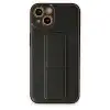 Apple İphone 14 Plus Kılıf Coco Deri Standlı Kapak - Siyah