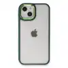 Apple İphone 14 Plus Kılıf Dora Kapak - Haki Yeşil