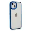 Apple İphone 14 Plus Kılıf Dora Kapak - Mavi