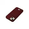 Apple İphone 14 Plus Kılıf Kelvin Kartvizitli Silikon - Bordo