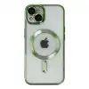 Apple İphone 14 Plus Kılıf Kross Magneticsafe Kapak - Koyu Yeşil