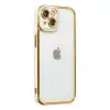 Apple İphone 14 Plus Kılıf Liva Lens Silikon - Beyaz