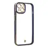Apple İphone 14 Plus Kılıf Liva Lens Silikon - Mavi