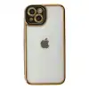 Apple İphone 14 Plus Kılıf Liva Lens Silikon - Siyah