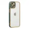 Apple İphone 14 Plus Kılıf Liva Lens Silikon - Yeşil