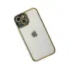 Apple İphone 14 Plus Kılıf Liva Lens Silikon - Yeşil