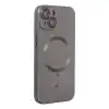 Apple İphone 14 Plus Kılıf Moshi Lens Magneticsafe Silikon - Füme