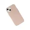 Apple İphone 14 Plus Kılıf Nano İçi Kadife Silikon - Pudra