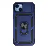 Apple İphone 14 Plus Kılıf Pars Lens Yüzüklü Silikon - Lacivert