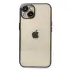 Apple İphone 14 Plus Kılıf Razer Lensli Silikon - Siyah