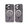 Apple İphone 14 Pro Kılıf Apollo Magneticsafe Desenli Kapak - Apollo Mor - 5