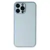 Apple İphone 14 Pro Kılıf Coco Deri Silikon Kapak - Sky Blue