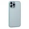 Apple İphone 14 Pro Kılıf Coco Deri Silikon Kapak - Sky Blue