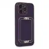 Apple İphone 14 Pro Kılıf Coco Elit Kapak - Derin Mor