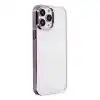 Apple İphone 14 Pro Kılıf Element Silikon - Lila