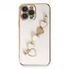 Apple İphone 14 Pro Kılıf Esila Silikon - Beyaz