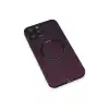 Apple İphone 14 Pro Kılıf Jack Magneticsafe Lens Silikon - Mürdüm