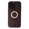 Apple İphone 14 Pro Kılıf Merkür Magneticsafe Standlı Kapak - Derin Mor