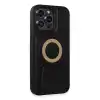 Apple İphone 14 Pro Kılıf Merkür Magneticsafe Standlı Kapak - Siyah