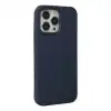 Apple İphone 14 Pro Kılıf Nano İçi Kadife Silikon - Lacivert