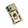 Apple İphone 14 Pro Kılıf Pars Lens Yüzüklü Silikon - Gold
