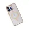 Apple İphone 14 Pro Kılıf Room Magneticsafe Silikon - Pudra