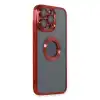 Apple İphone 14 Pro Kılıf Slot Silikon - Kırmızı