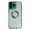 Apple İphone 14 Pro Kılıf Slot Silikon - Köknar Yeşili