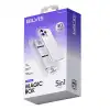Apple İphone 14 Pro Max Bilvis 5in1 3d Magic Cam Ekran Koruyucu - Siyah