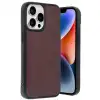 Apple İphone 14 Pro Max Kılıf Aras Deri Kapak - Bordo