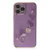 Apple İphone 14 Pro Max Kılıf Esila Silikon - Mor