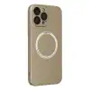 Apple İphone 14 Pro Max Kılıf Jack Magneticsafe Lens Silikon - Gold