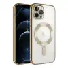 Apple İphone 14 Pro Max Kılıf Kross Magneticsafe Kapak - Gold