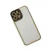 Apple İphone 14 Pro Max Kılıf Liva Lens Silikon - Siyah
