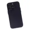 Apple İphone 14 Pro Max Kılıf Luko Lens Silikon - Siyah
