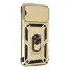 Apple İphone 14 Pro Max Kılıf Pars Lens Yüzüklü Silikon - Gold